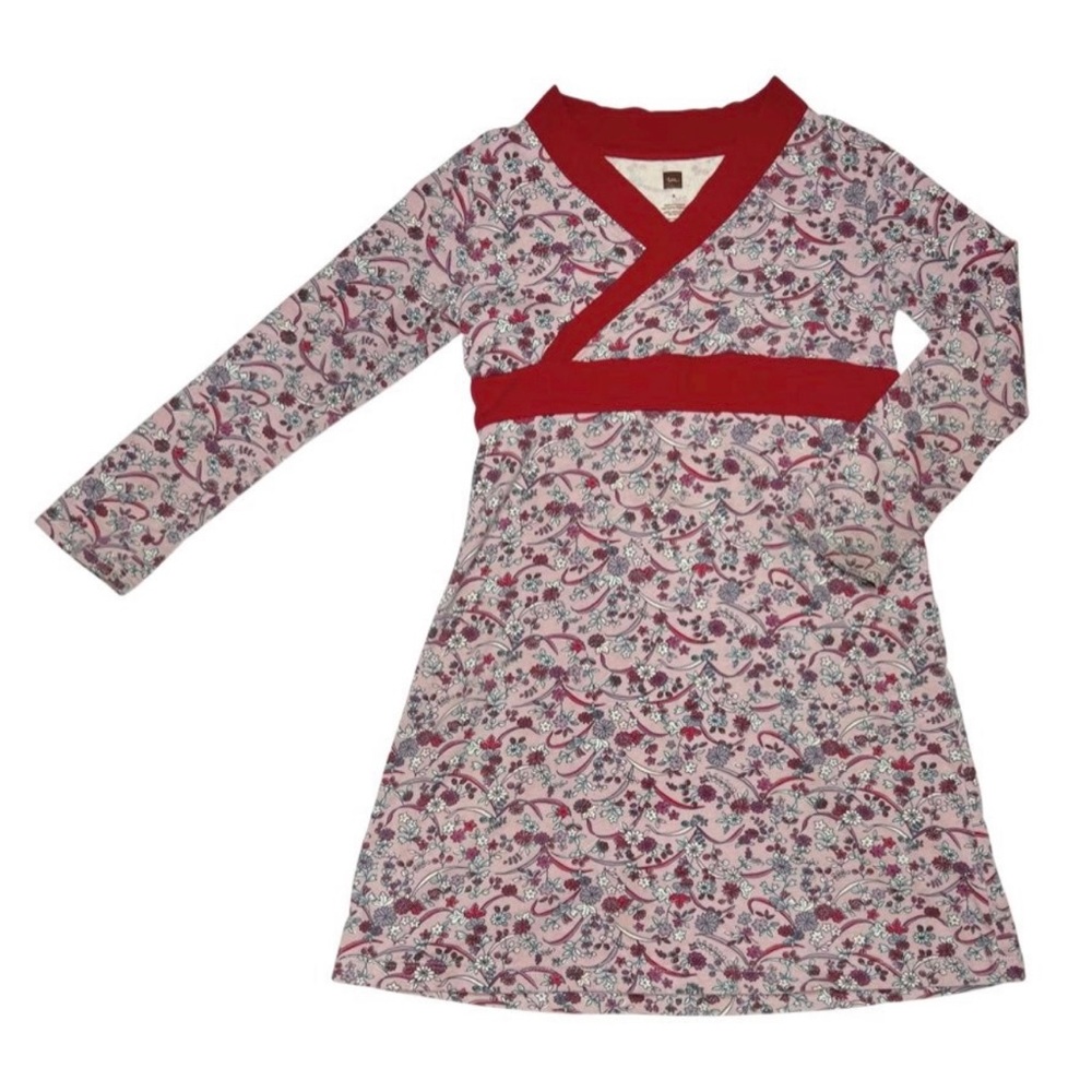 Tea Collection Ikebana Wrap‎ Neck Dress